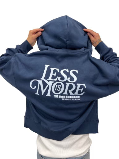 Less is More Unisex Zip Hoodie